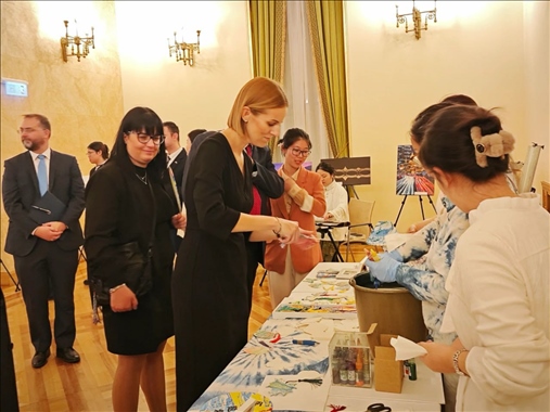 招待會現(xiàn)場。中國駐匈牙利大使館供圖