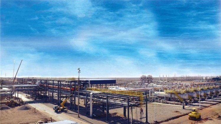 油田廠區(qū)一景。中國海油供圖