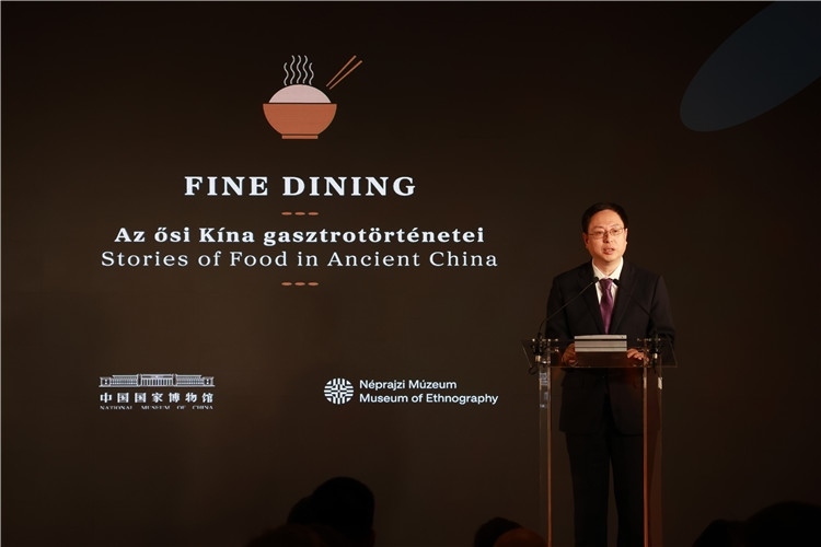 中國國家博物館副館長楊帆致辭。圖片由中國駐匈牙利大使館提供。