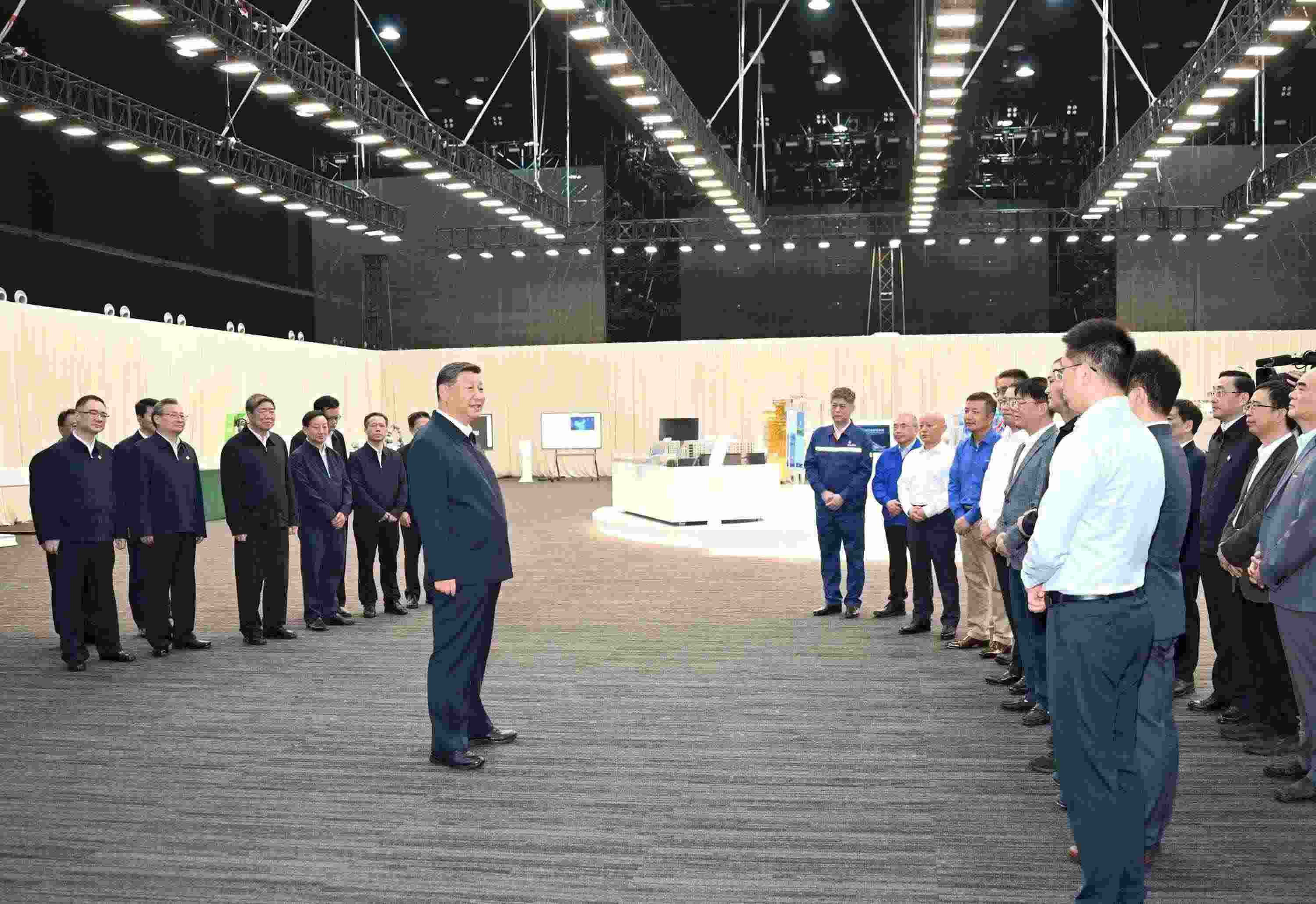 △2024年10月17日，習(xí)近平總書記在安徽省合肥濱湖科學(xué)城考察。