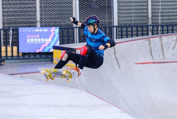 陳燁在比賽中。賽事組委會供圖