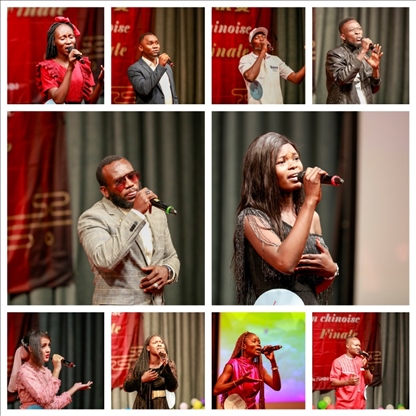 參與決賽的歌手。中國(guó)石油非洲公司供圖