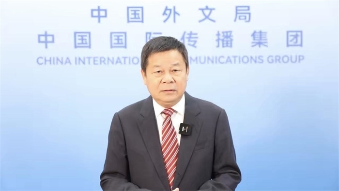 杜占元視頻致辭。主辦方供圖