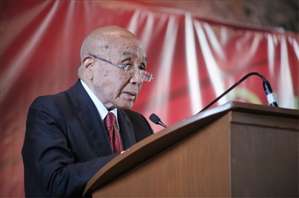 李子文致辭。主辦方供圖