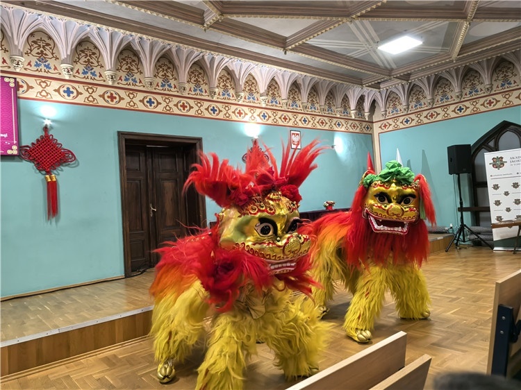 托倫雅蓋隆學(xué)院禮堂巡演現(xiàn)場。主辦方供圖。