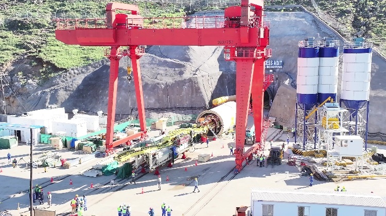 項目步進(jìn)現(xiàn)場。中水電十一局供圖