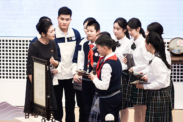 首屆全國“博物館里的大思政課”示范交流活動。學校供圖