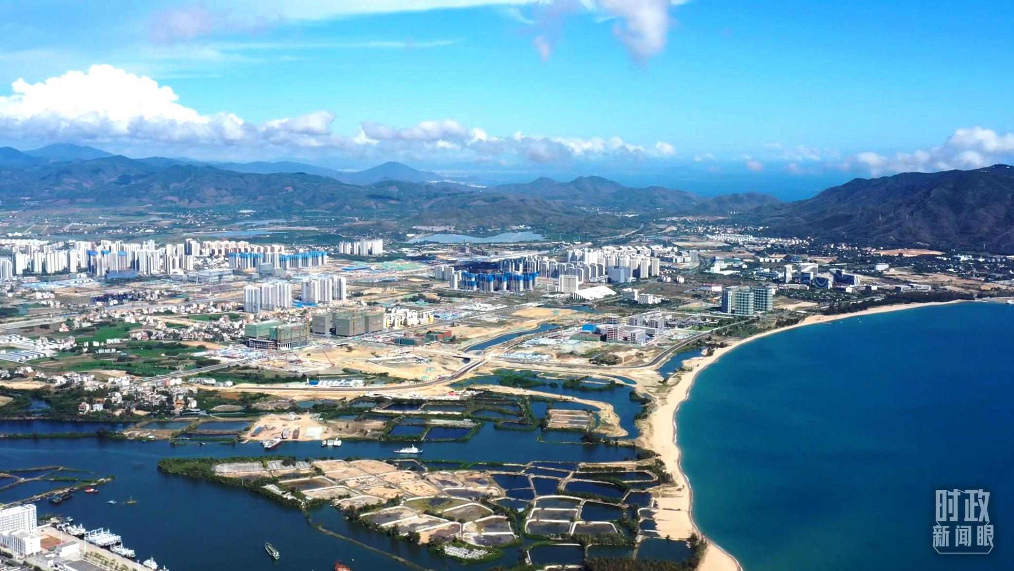 海南崖州灣科技城。（總臺記者張偉克拍攝）