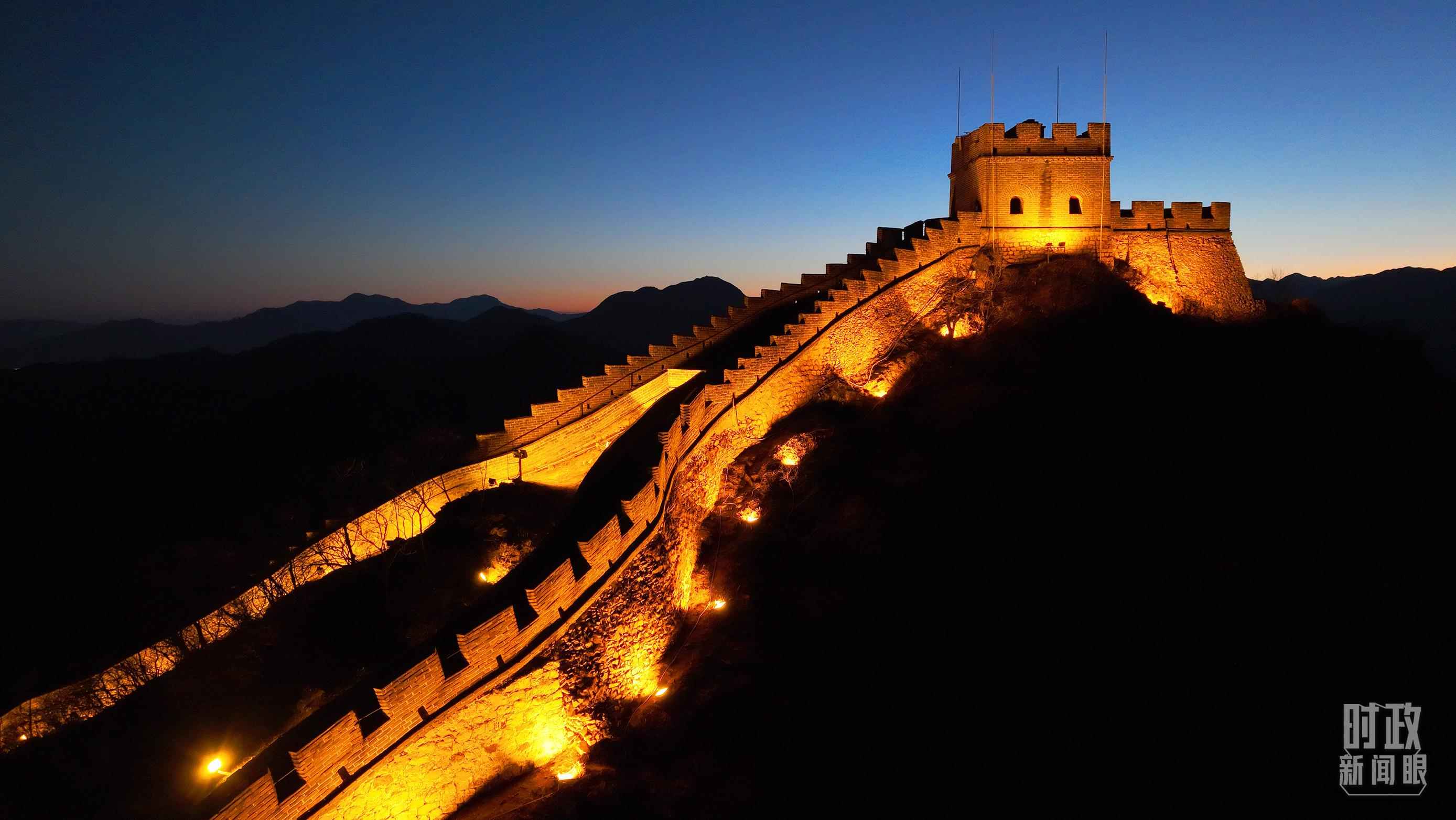 △北京居庸關長城。（總臺央視記者范凱拍攝）