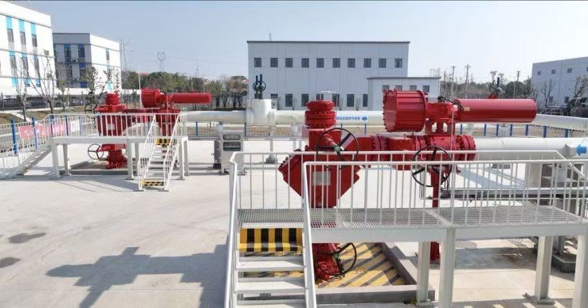 300兆瓦壓氣儲能示范工程鹽穴儲氣庫井場。受訪者供圖