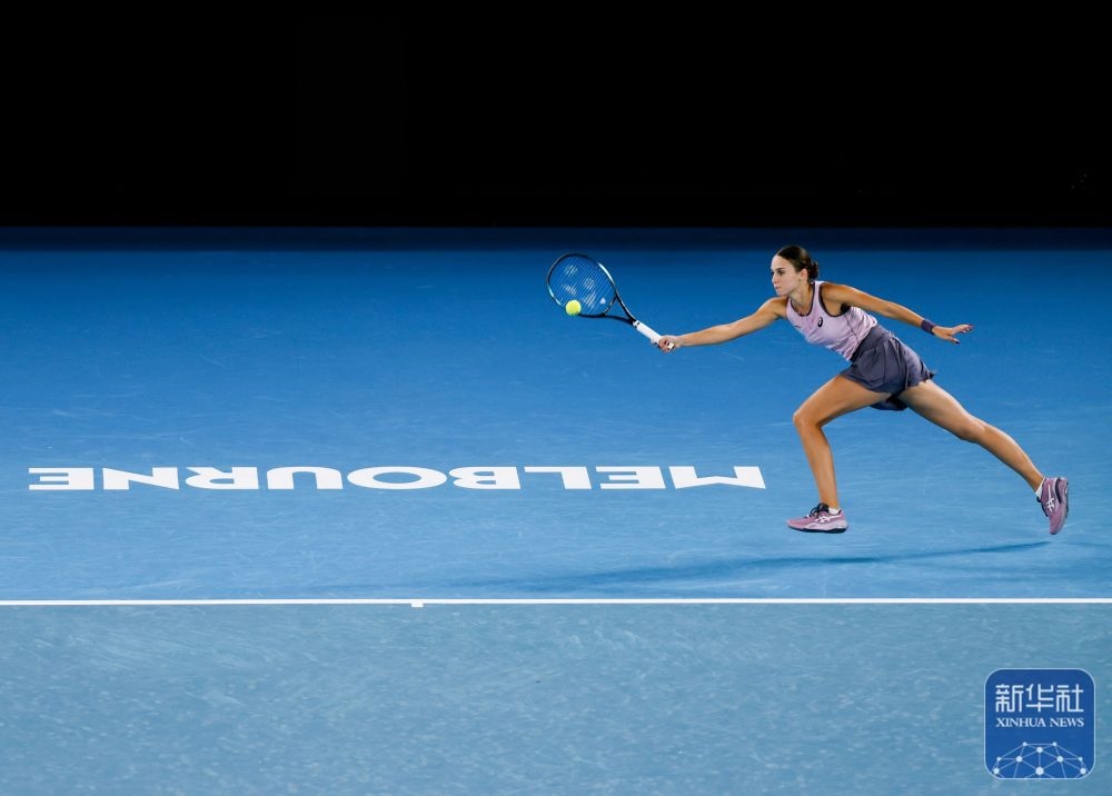 ↑托多尼在比賽中回球。新華社記者 馬平 攝