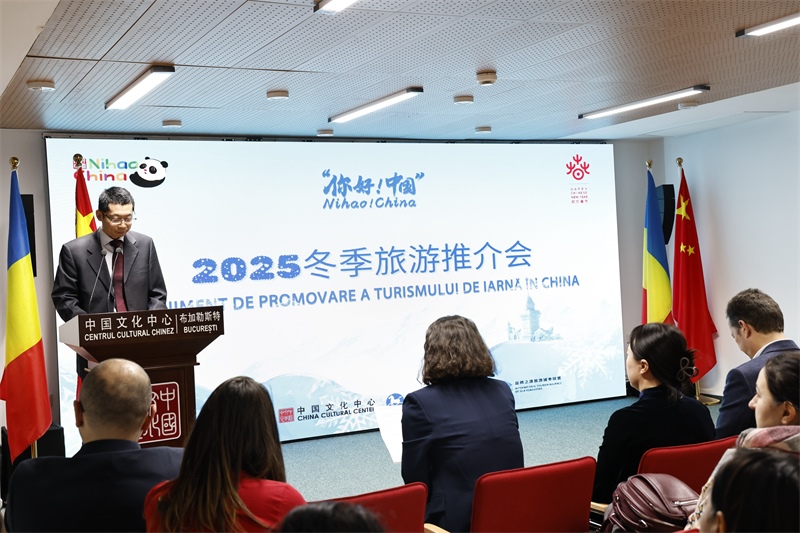 推介會現場。布加勒斯特中國文化中心供圖