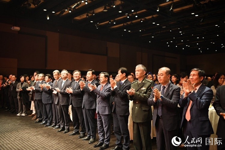 招待會(huì)現(xiàn)場(chǎng)。人民網(wǎng) 李帆攝