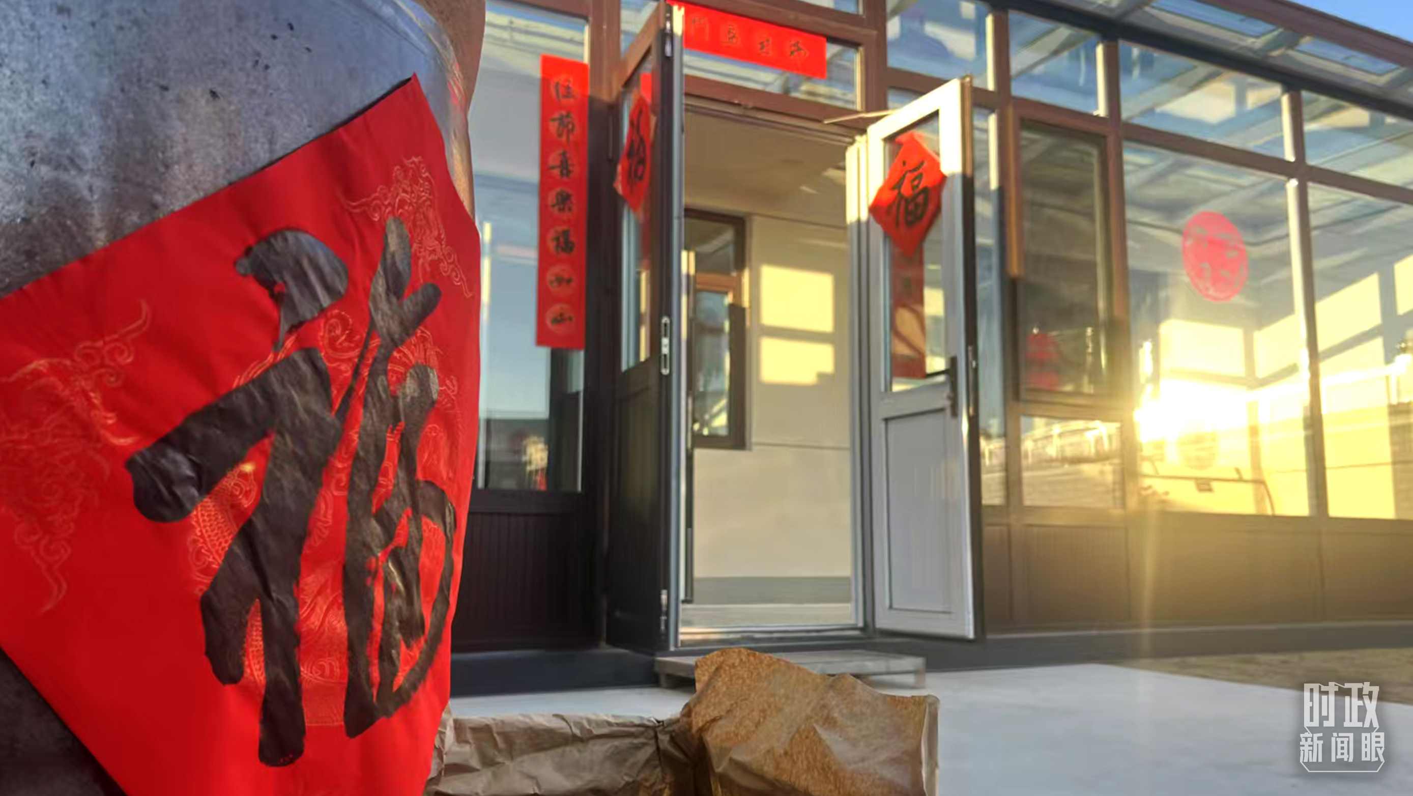 祝家溝村新居。（總臺(tái)央視記者李煒拍攝）