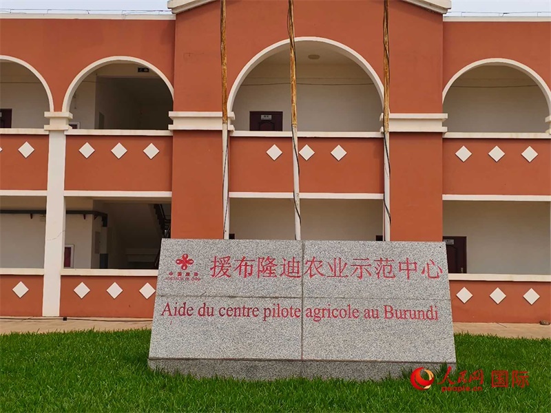 援布隆迪農(nóng)業(yè)示范中心。人民網(wǎng)記者 黃培昭攝