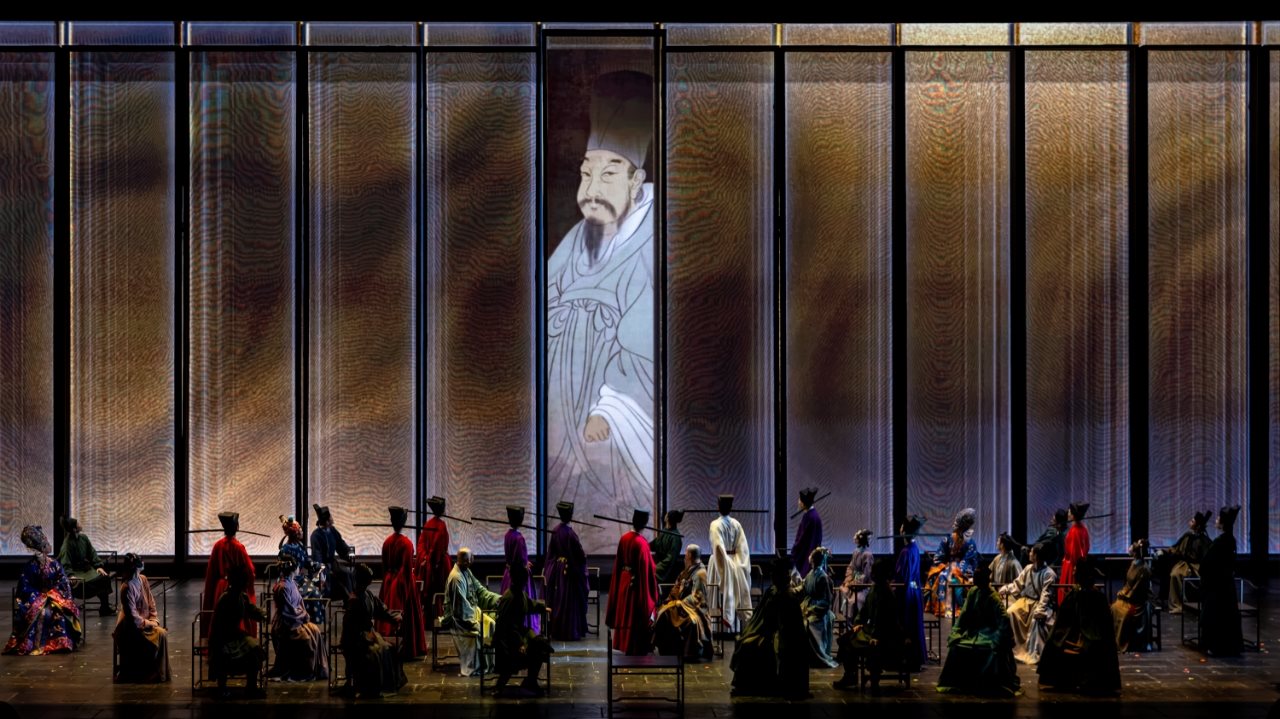 《蘇堤春曉》演出現(xiàn)場。國家話劇院供圖