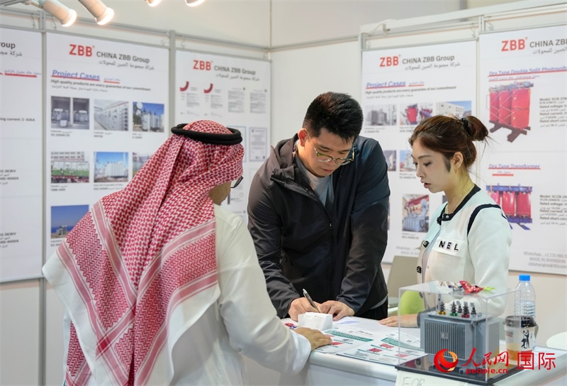 展會現(xiàn)場。人民網(wǎng) 塔里克·易卜拉欣攝