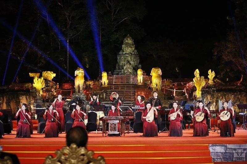 2024年1月13日，在柬埔寨暹粒舉行的“中柬人文交流年”啟動儀式。