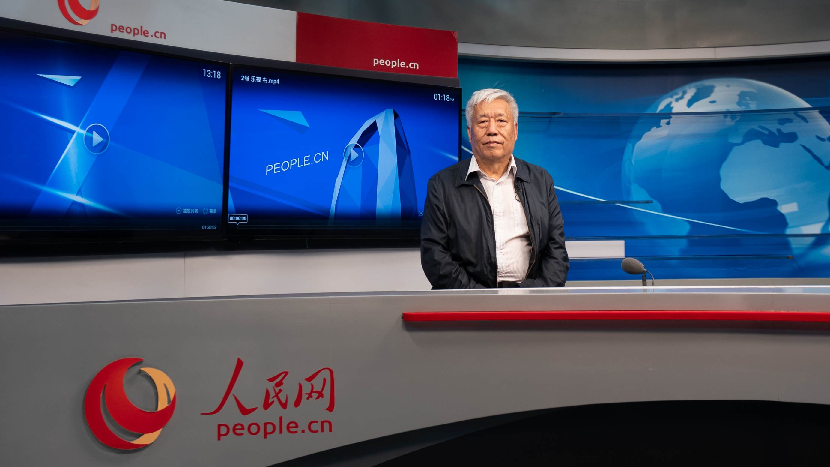 中國地震局地球物理研究所原副所長、研究員高孟潭作客人民網(wǎng)。人民網(wǎng)記者 葛泰佚攝