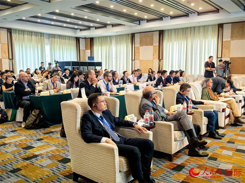 “通往COP30之路：中巴植樹造林和碳匯合作研討活動”現(xiàn)場。人民網(wǎng)記者 符園園攝