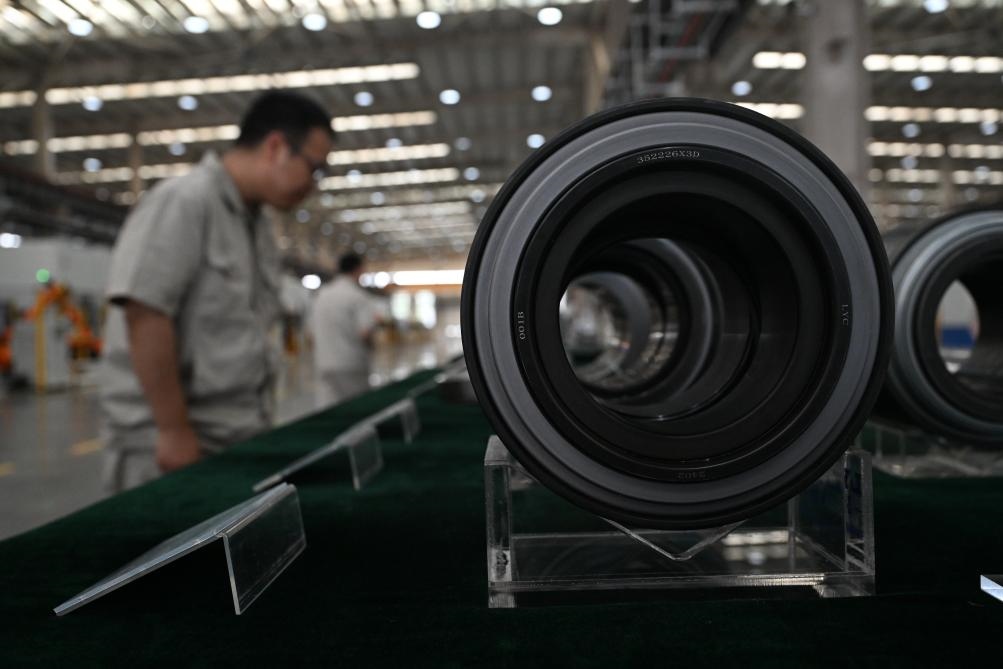 這是洛陽軸承集團股份有限公司生產的軸承產品。新華社記者 李嘉南 攝