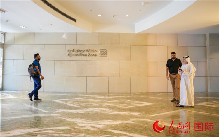 阿治曼自由區(qū)始建于1988年，阿治曼中國(guó)城設(shè)立于自由區(qū)內(nèi)。人民網(wǎng) 塔里克·易卜拉欣攝