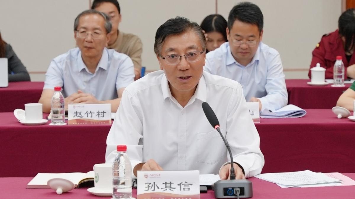 中國工程院院士、中國農業(yè)大學校長孫其信。校方供圖