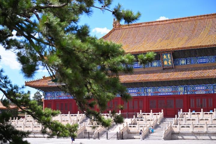 2023年7月8日拍攝的太廟享殿（也稱前殿）。